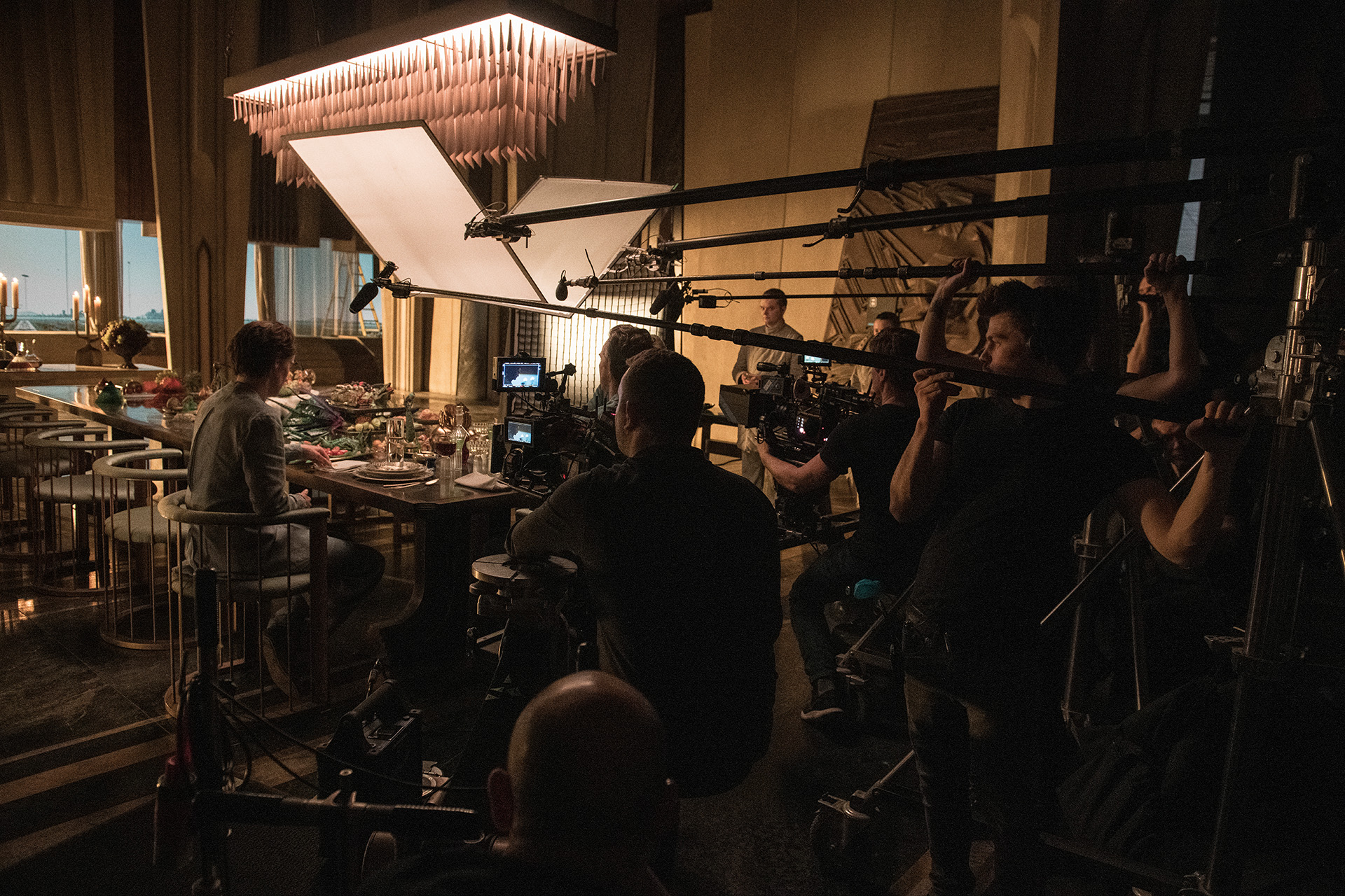 On the set of "Foundation" (Courtesy of Apple)